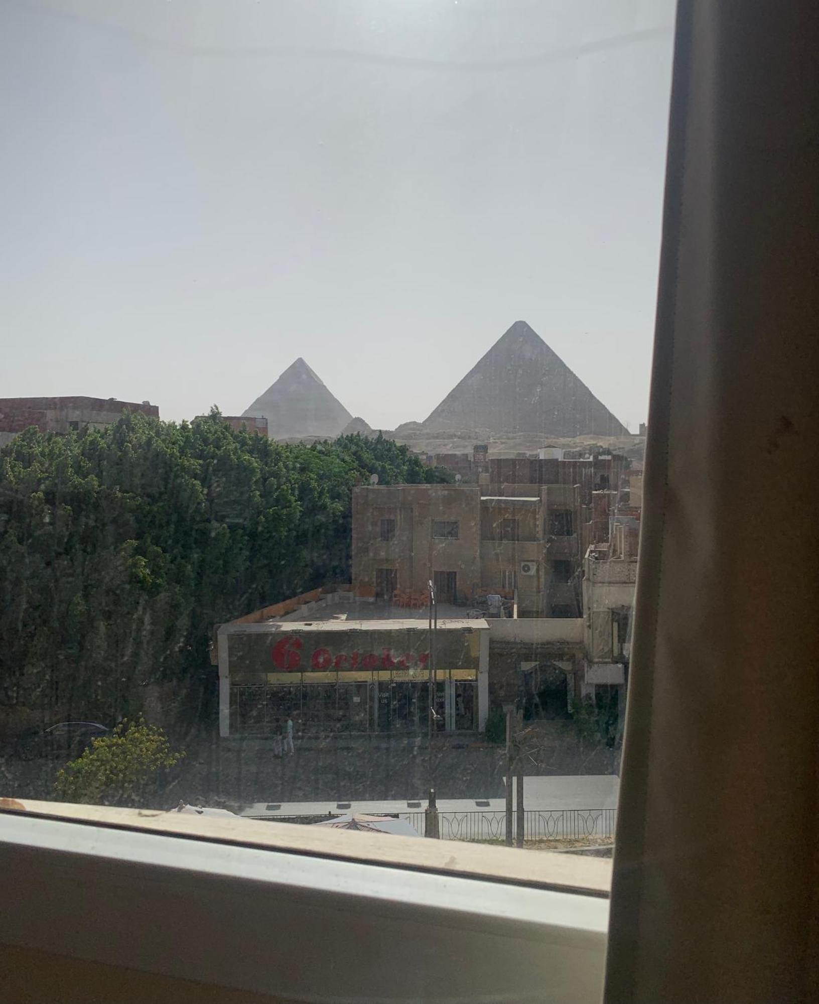Memphis Pyramids View Hotell Nazlet el-Sîsi Eksteriør bilde