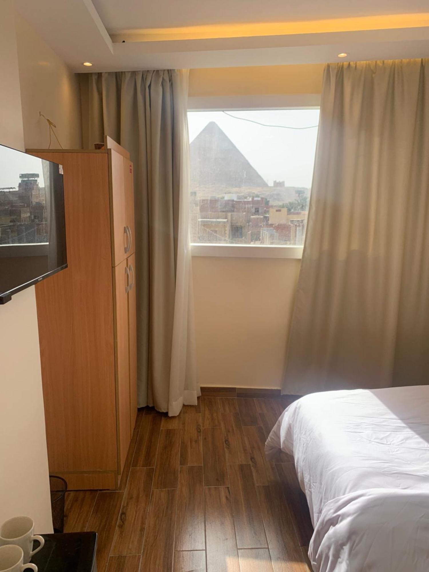 Memphis Pyramids View Hotell Nazlet el-Sîsi Eksteriør bilde